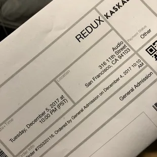 Ticket for KASKADE ~