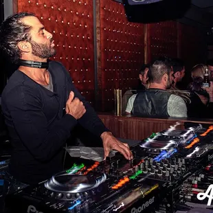 Anthony Attalla on the decks at Audio.