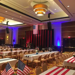 Ballroom sound system for corporate party