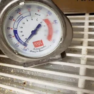 Temps in fridge.