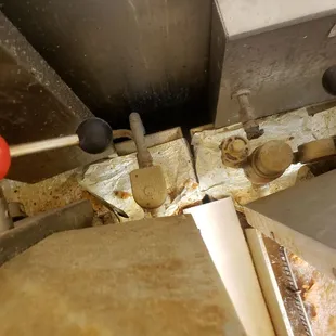This is where they fry their chicken