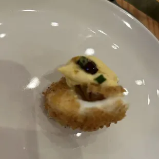 Deep fried deviled egg