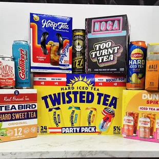 Lots of teas for every palate!