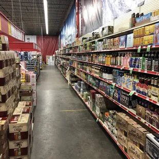 Huge selection of craft and imports.