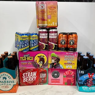 Just a small number of our fruited beers