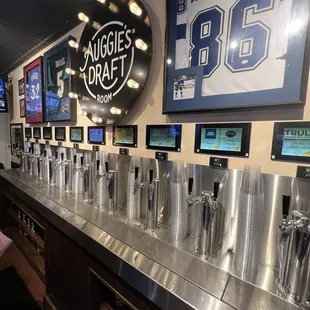 Drink section - beer, wine, seltzer