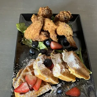 Chicken and waffles!!!