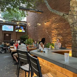 Partial view of outdoor patio