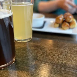 Pretzels and beer