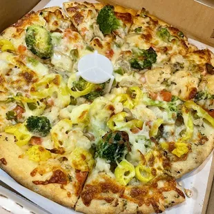 Gluten free cauliflower crust was amazing