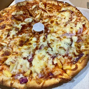 The George W and we added pineapple to half