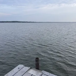 7:30 AM fishing on Lake country. on the docks of Augies.