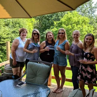 Bachelorette party at August Falls.  Thanks and we enjoyed having you all!