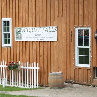 Front of the winery.