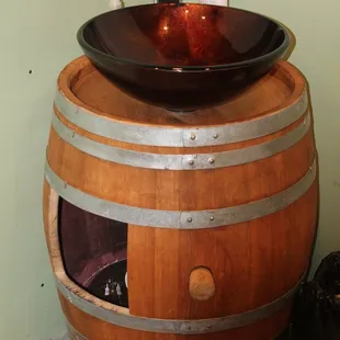 New sink in the restroom