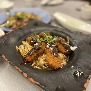 Oyster Truffle Noodles