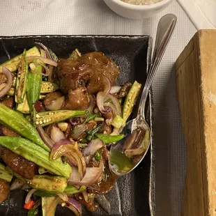 Spicy lamb