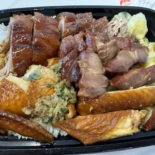 Triple Meat On Rice