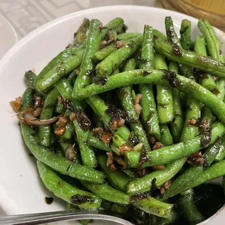 Sauted String Beans With Minced Pork