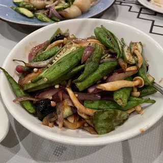 Okra W/ Black Garlic