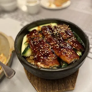 Baked Eel Rice In Hot Pot