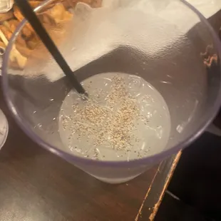 Crumbs in my drink