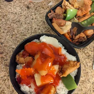 Sweet and sour chicken