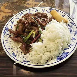 Mongolian Beef lunch special