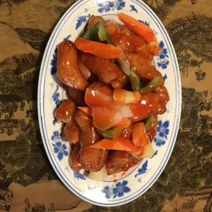 Sweet and sour chicken