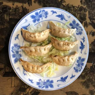 Fried potstickers