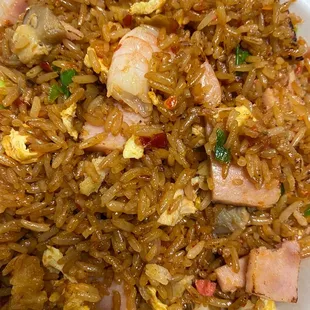 House fried rice but I ordered it spicy