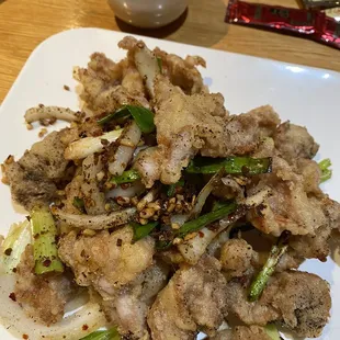 Salt and pepper pork