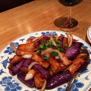 Spicy eggplant