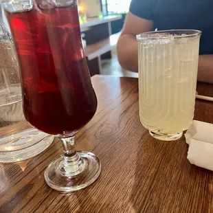 Sangria &amp; homemade lemonade