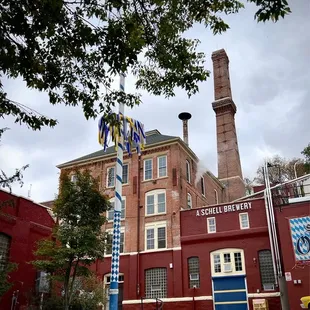 a red brick building