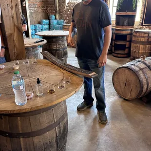 Taste samplings and great information