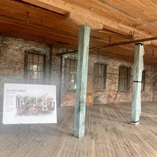 the interior of the building