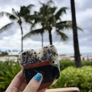 Mickey shaped spam musubi