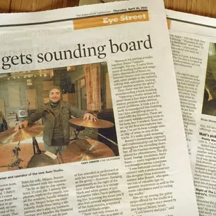 Aum Studio featured in The Bakersfield Californian