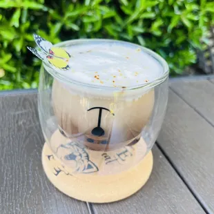 Bear sugar hot matcha latte (only for dine in)