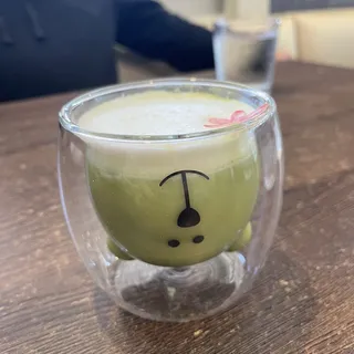 Mango matcha Latte