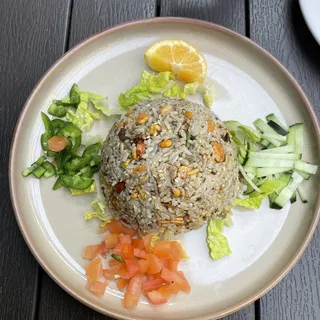 Tea Leaf Rice Salad