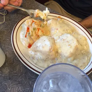 Biscuits and gravy