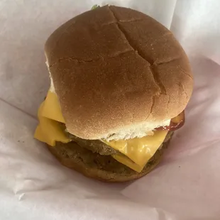 Double Cheeseburger. Delicious.