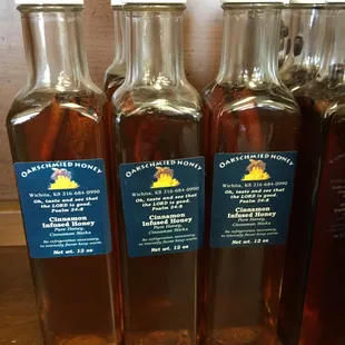 Kansas Honey infused with Cinnamon sticks from The Spice Merchant.