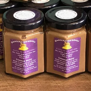 Creamed Honey comes in a variety of flavors &amp; two convenient sizes, this is the 8oz glass hex jar.