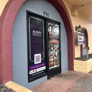 Front door   **Don&apos;t forget to follow me on IG for more great foodie places to check out Follow...@Only1ChristineLu **