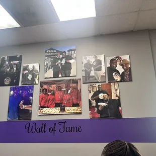 Wall of fame