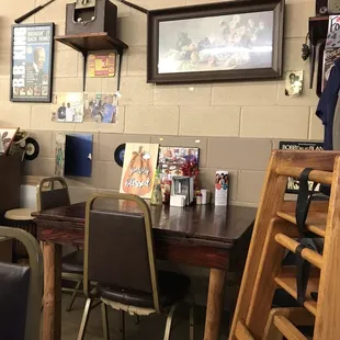 a dining area