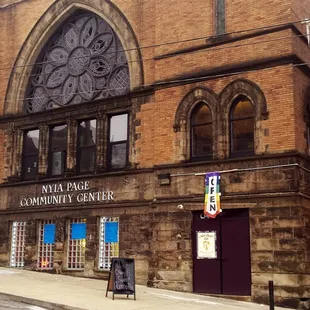 Aunt Cheryl&apos;s Cafe is tucked under the Nyia Page Community Center, housed in a gorgeous former church.